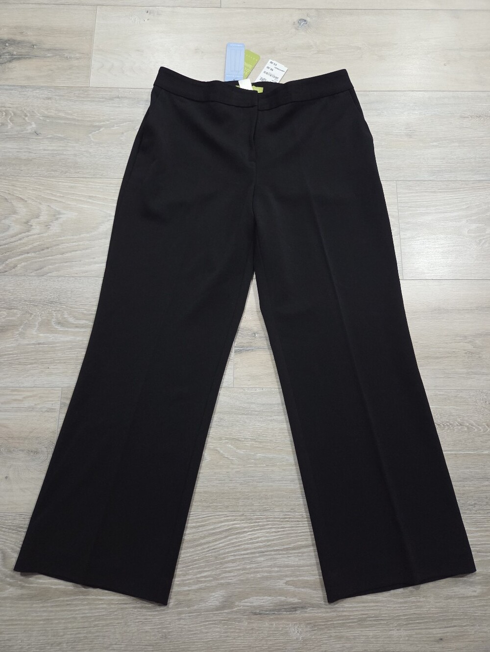 Sigrid Olsen Trousers Modernist 00 Womens Size 10 Petite Black Dress Pants New